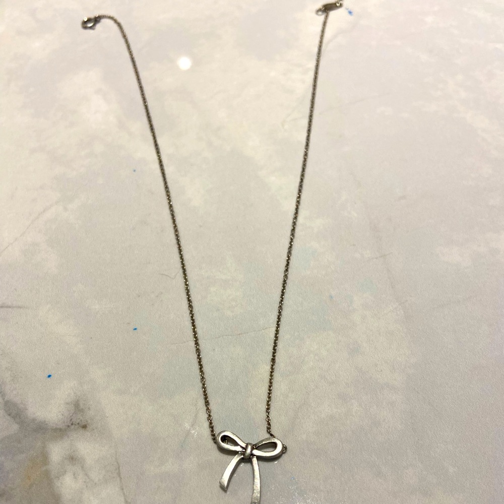 Tiffany Bow Necklace